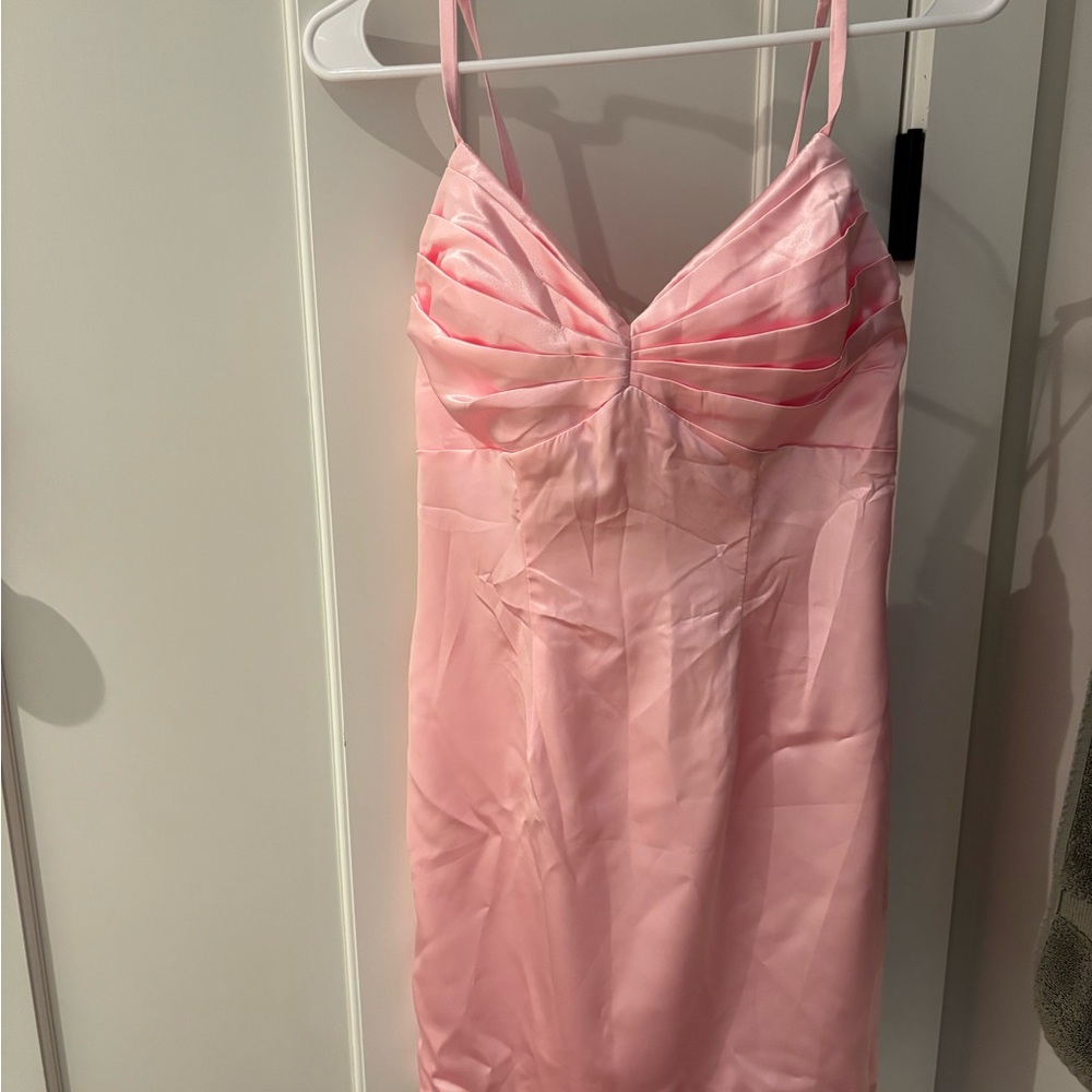 Amazon Pink Mini Dress